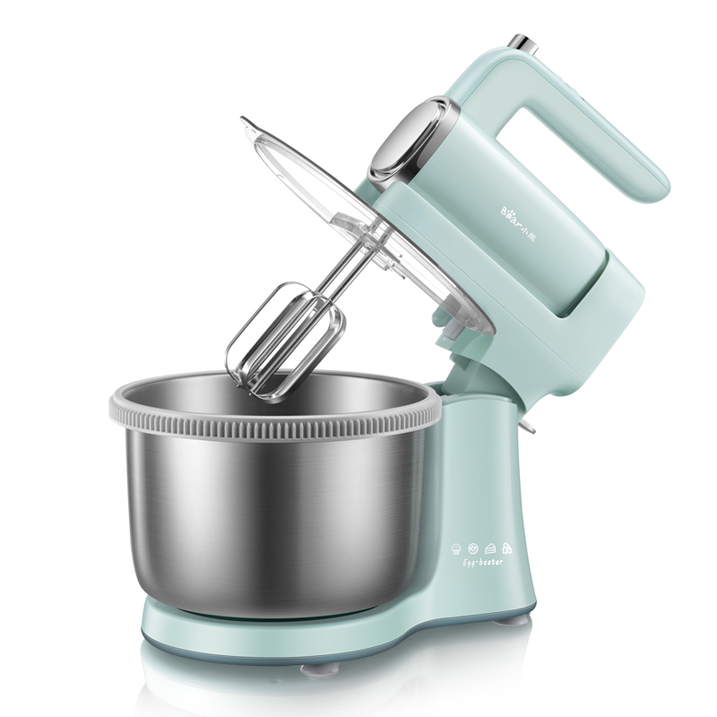 Light Blue 4L Stand Mixer with Stainless Steel Bowl