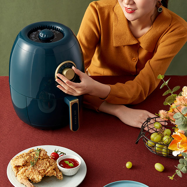 Bear Appliance Smart Air Fryer With Nonstick Basket