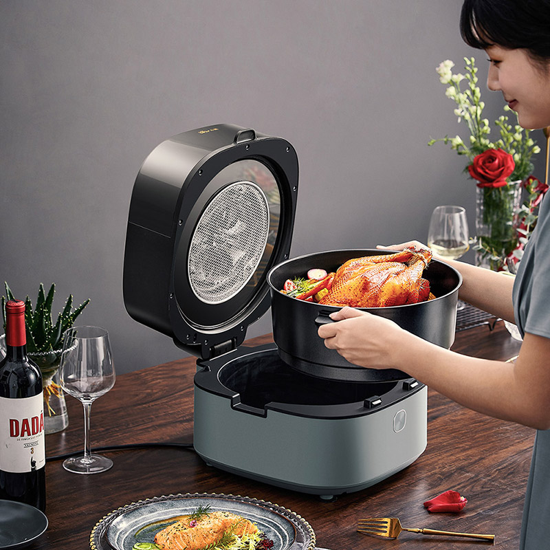 Air Fryer with Viewing Window & Stirring Paddles