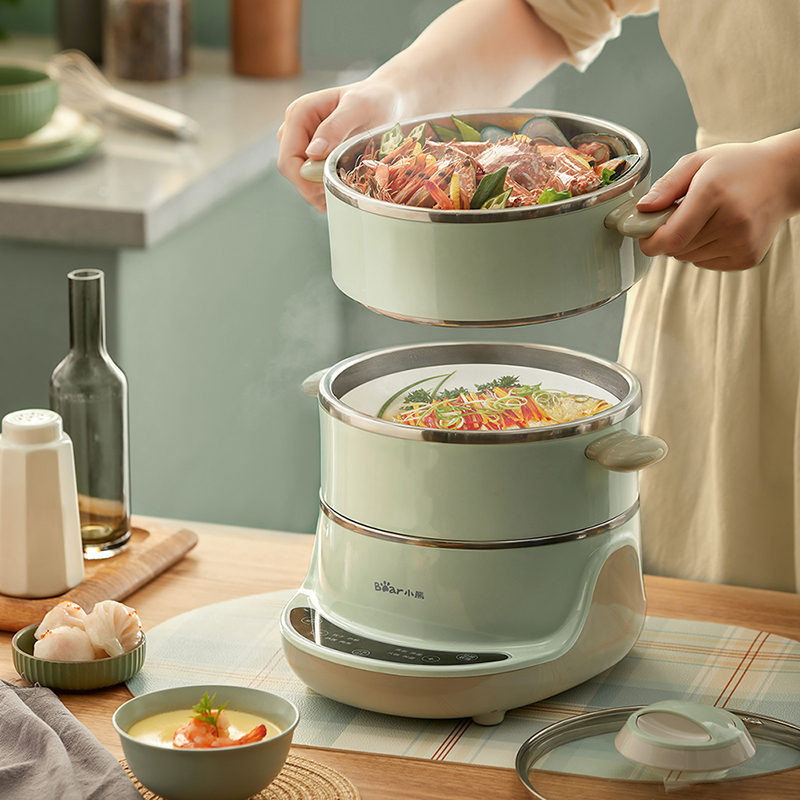 3-Tier Electric Food Steamer Hot Pot